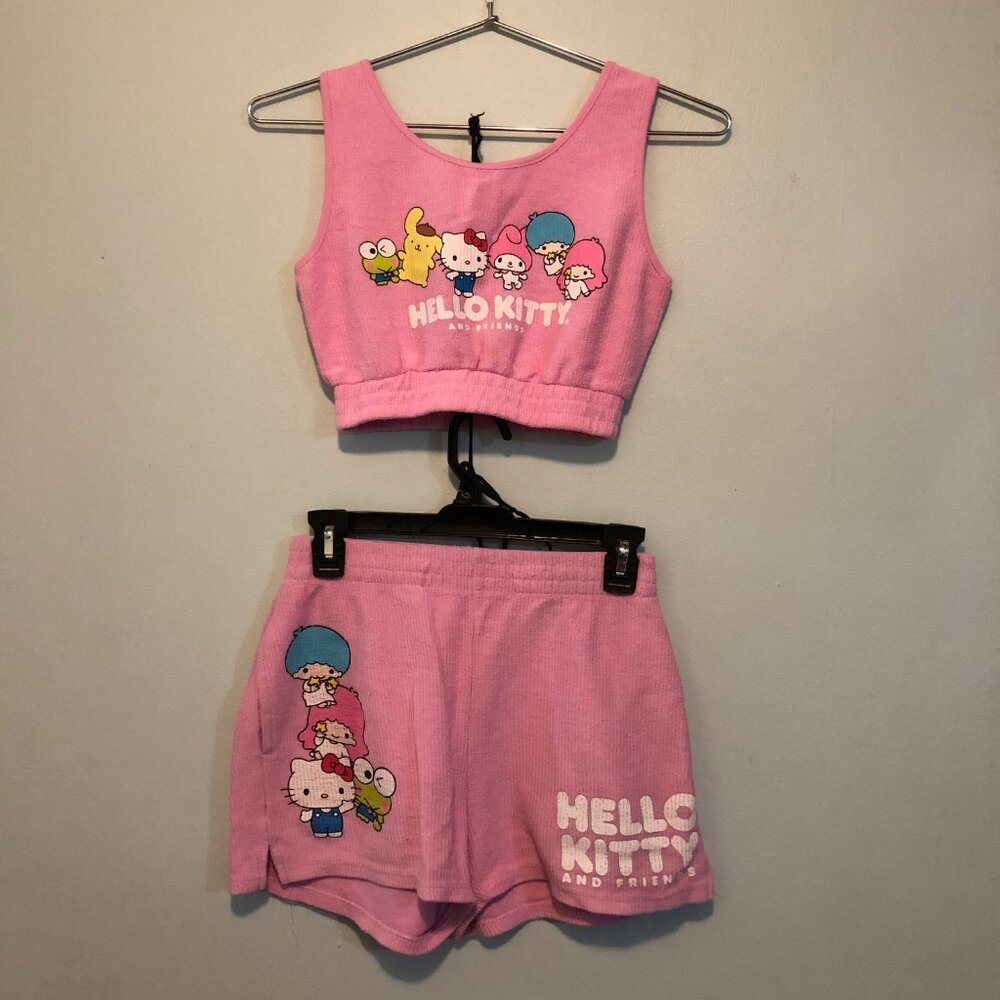 Sanrio Hello Kitty and Friends Tank Top & Shorts Matching Set Girl's Size XS / S